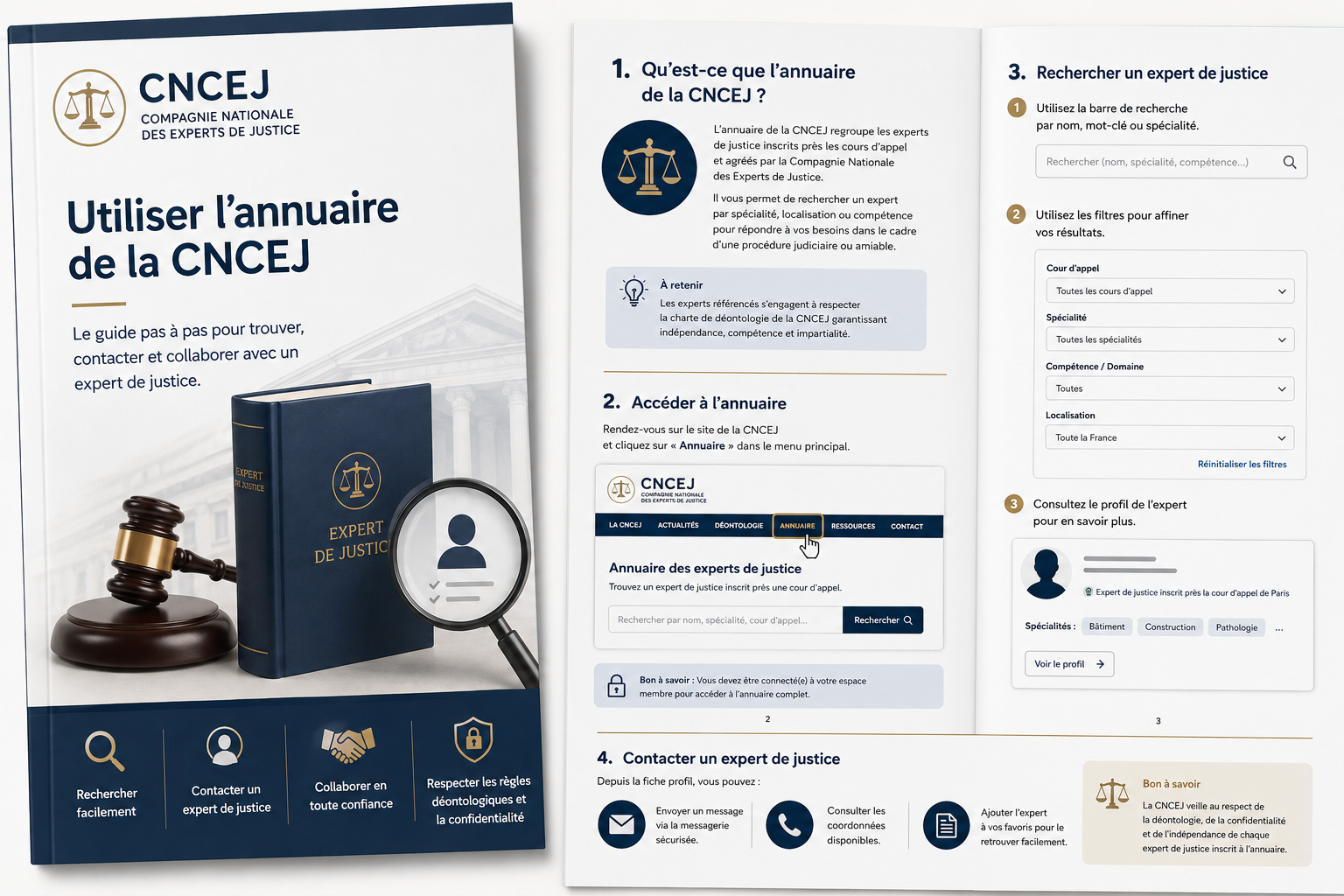 Mise à jour de l'annuaire CNCEJ